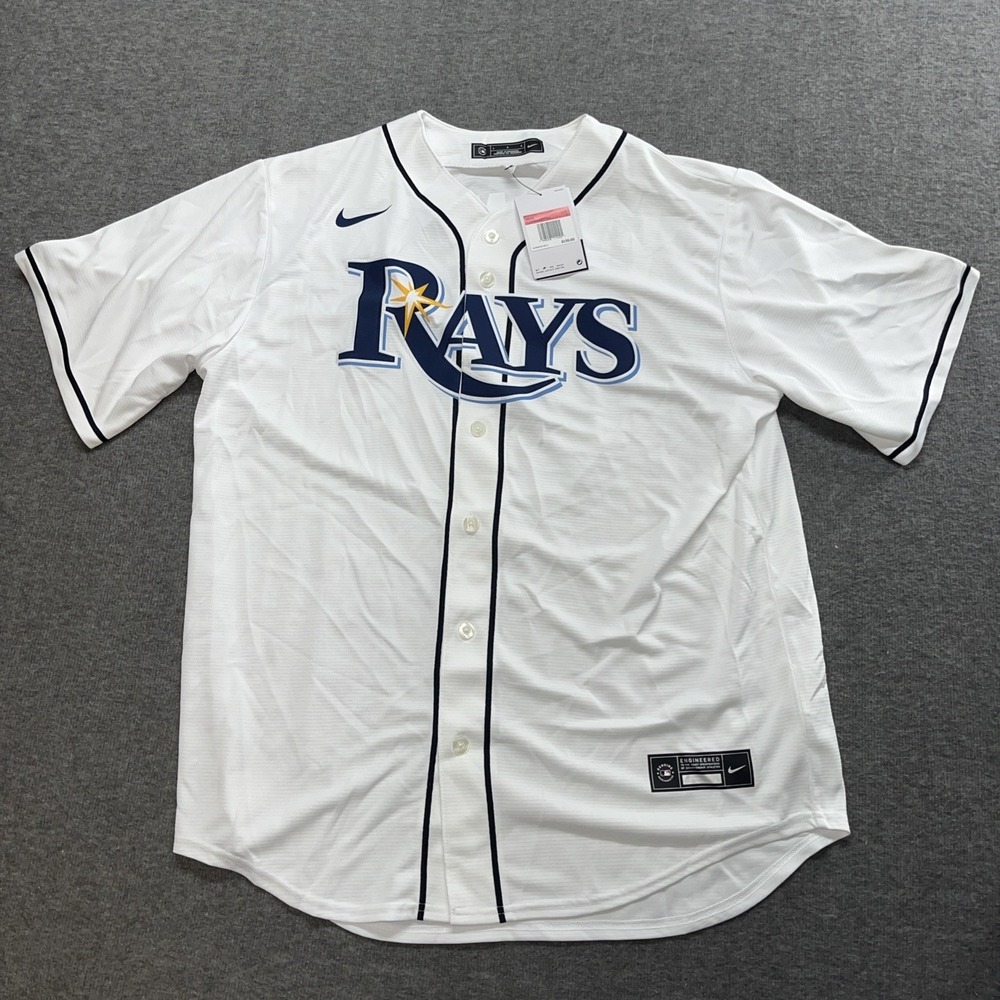 Wander Franco Tampa Bay‎ Rays Nike Replica Player Jersey White Large $135 16861